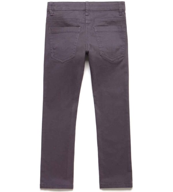 Pantaloni slim fit cu cinci buzunare-1