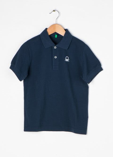 tricou polo navy