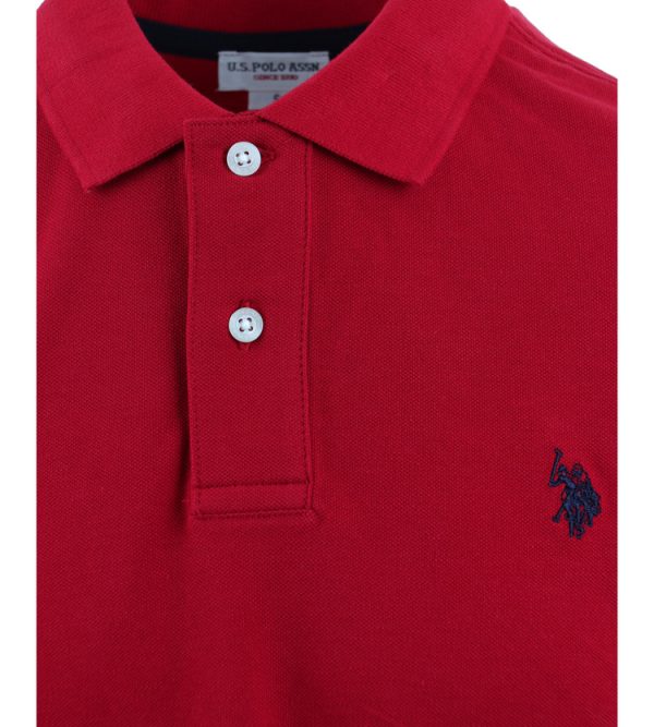 tricou rosu us polo assn