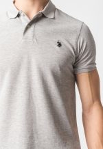 Tricou polo gri us polo assn